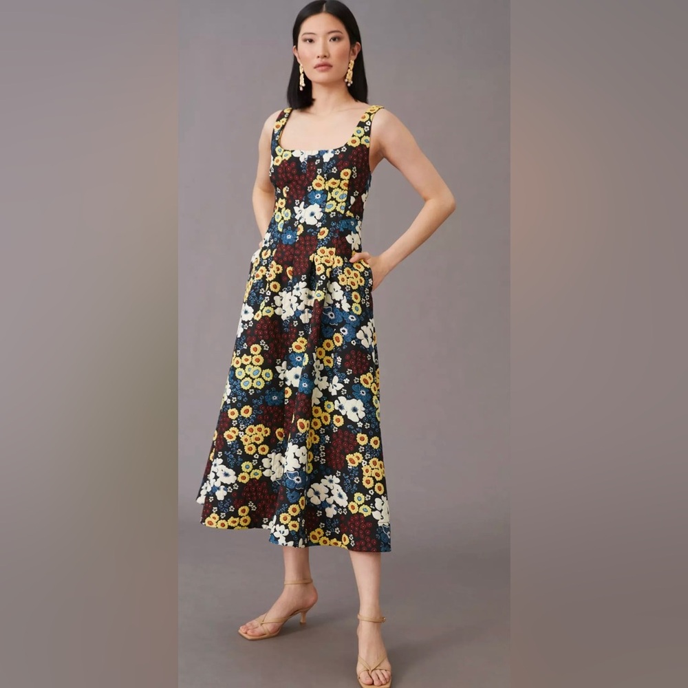 Maeve Marigold Midi Dress